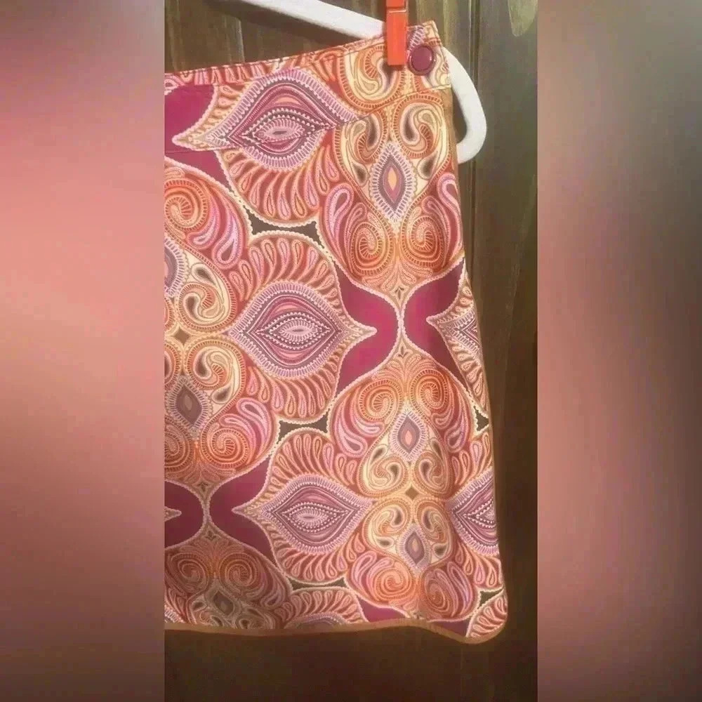 EP Pro Pink Paisley Golf Skort. Size:8 - Picture 2 of 9